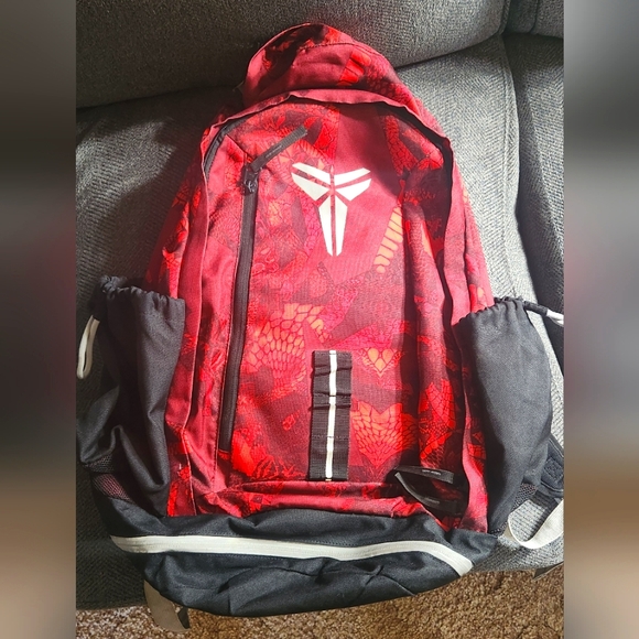 Nike Other - Nike Kobe Bryant Mamba Basketball Backpack Red Snakeskin Rare